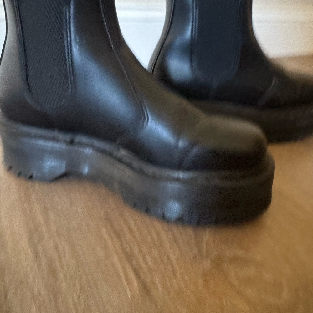 Dr. Martens Black Platform Ankle Boots - Picture 4 of 15